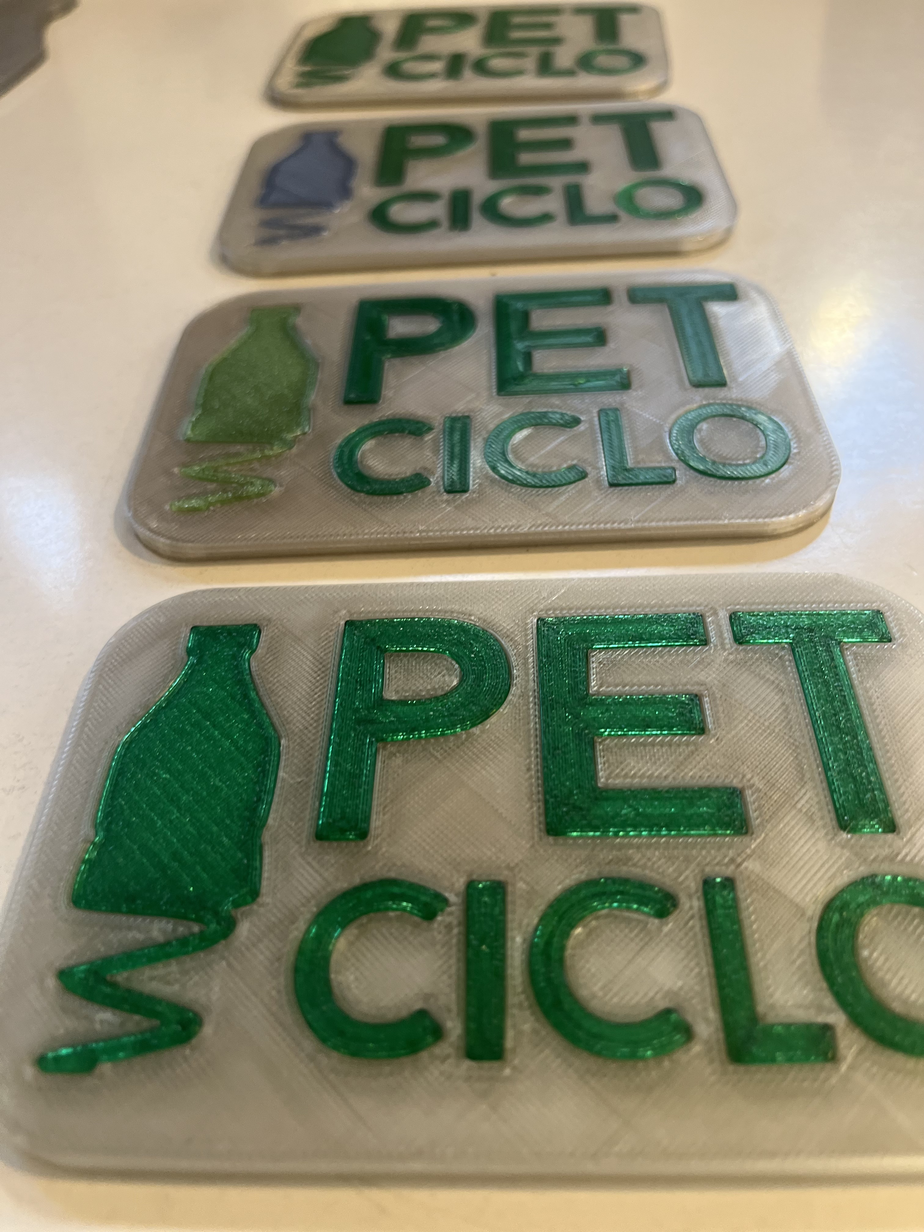 Cuándo usamos rPET reciclado y cuándo filamento industrial