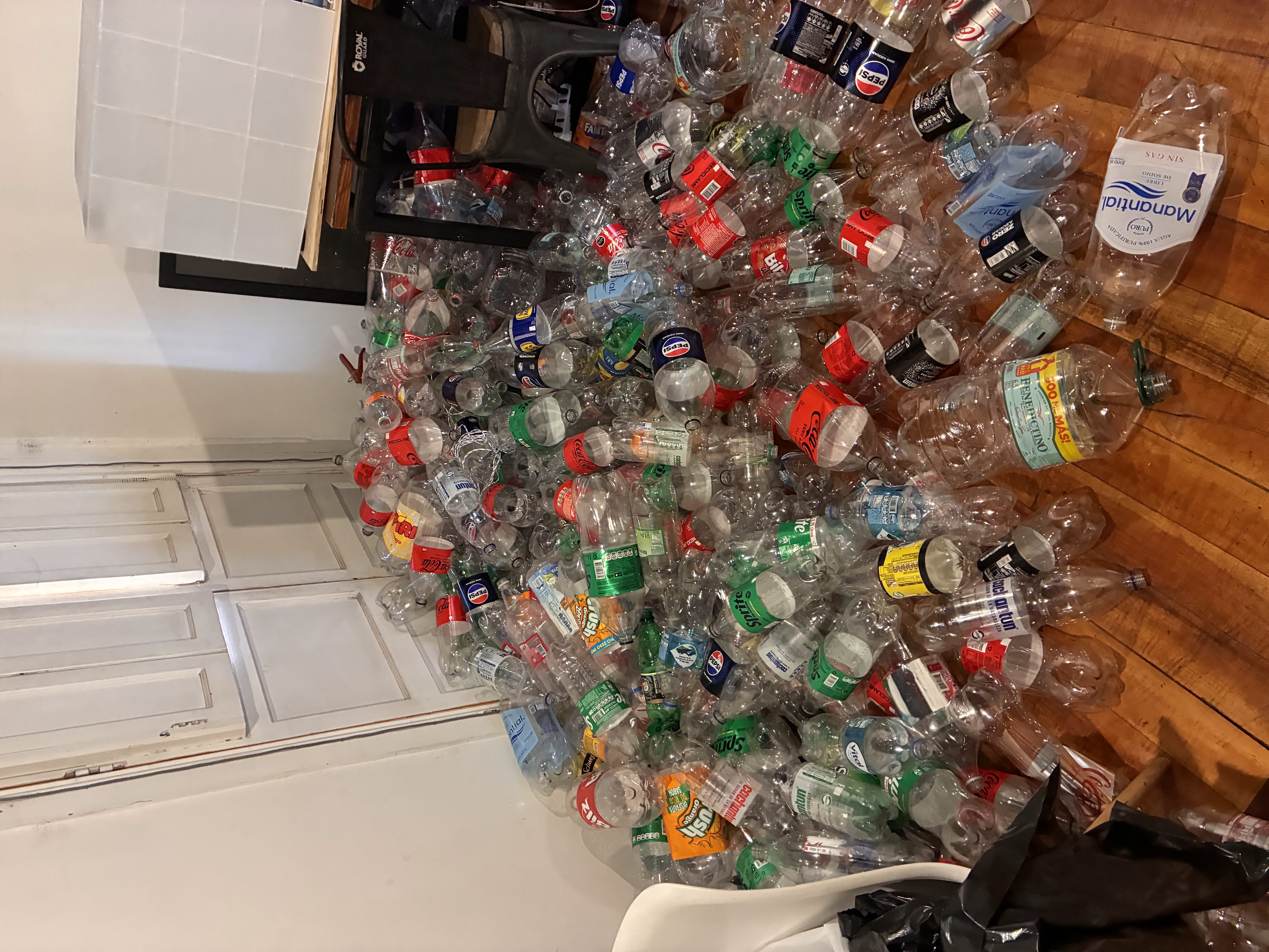 Botellas transparentes